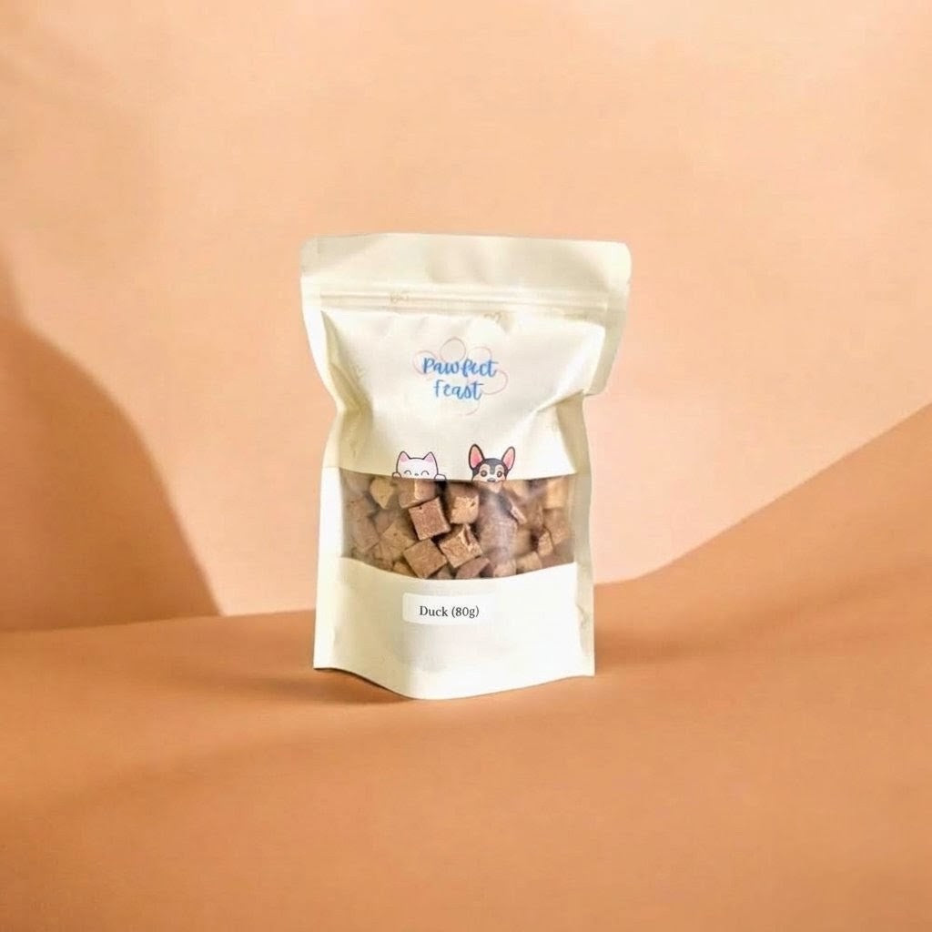 Duck Freeze-Dried Cubes (80g)