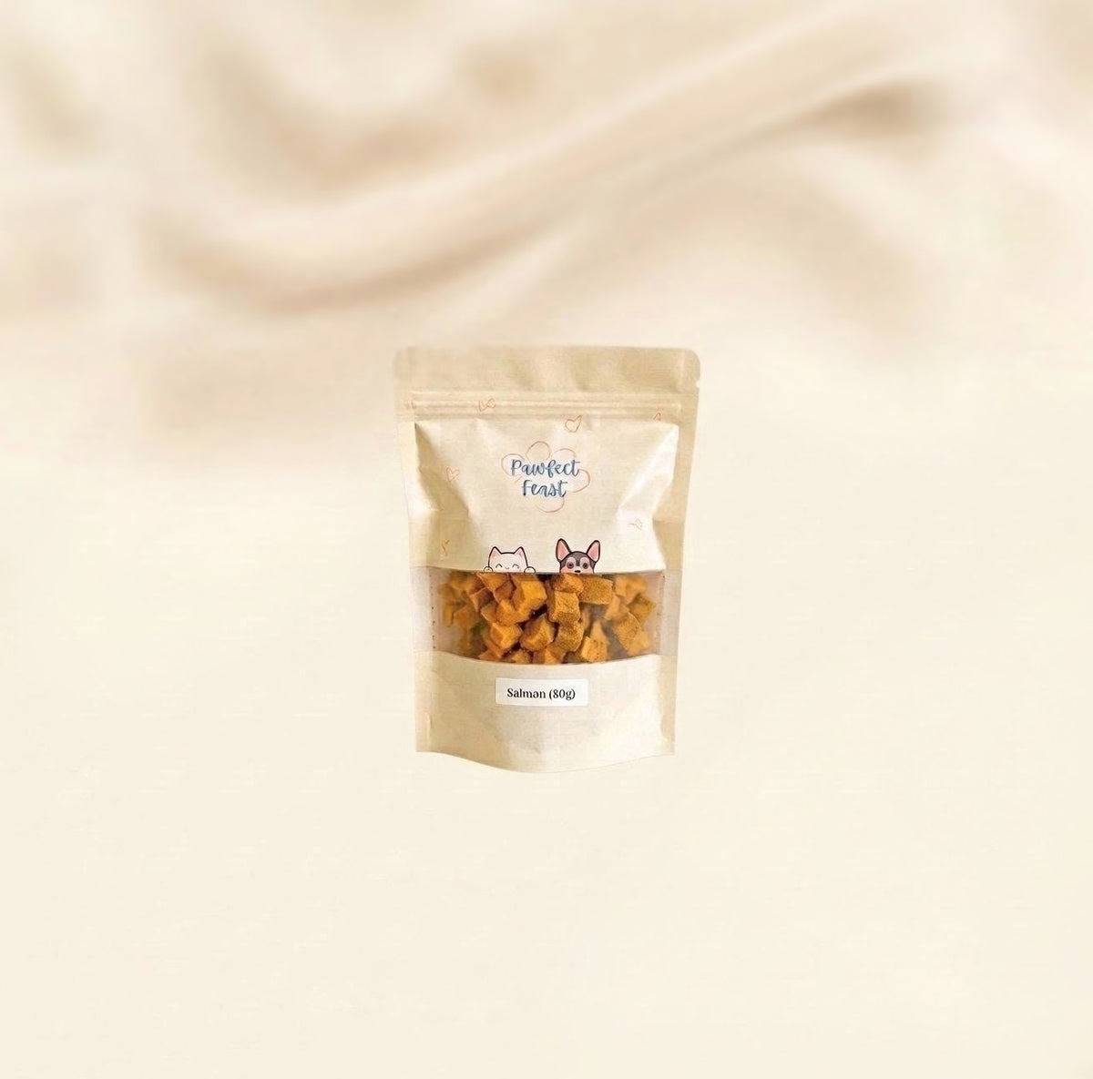 Salmon Freeze-Dried Cubes (80g)