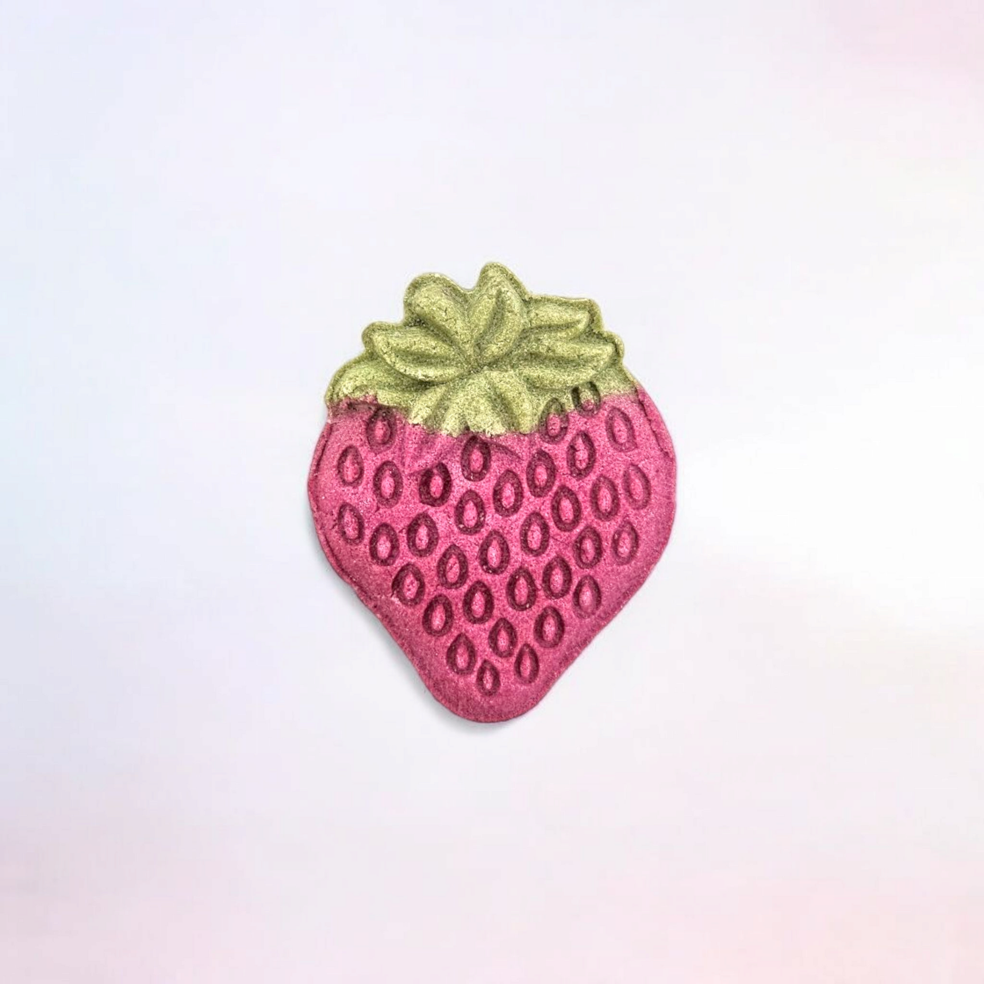 Sweet Strawberry Snaps freeze-dried treats for dogs, close-up